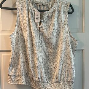 LOFT Women's Sleeveless Top - White